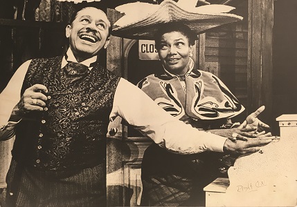 Pearl Bailey and Cab Calloway performing in Hello Dolly in 1967