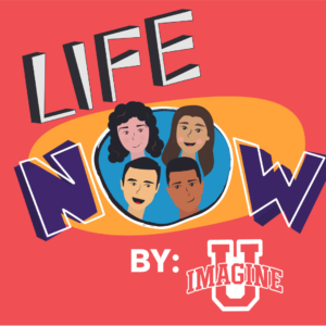 Logo for Northwestern University's Life Now virtual production.