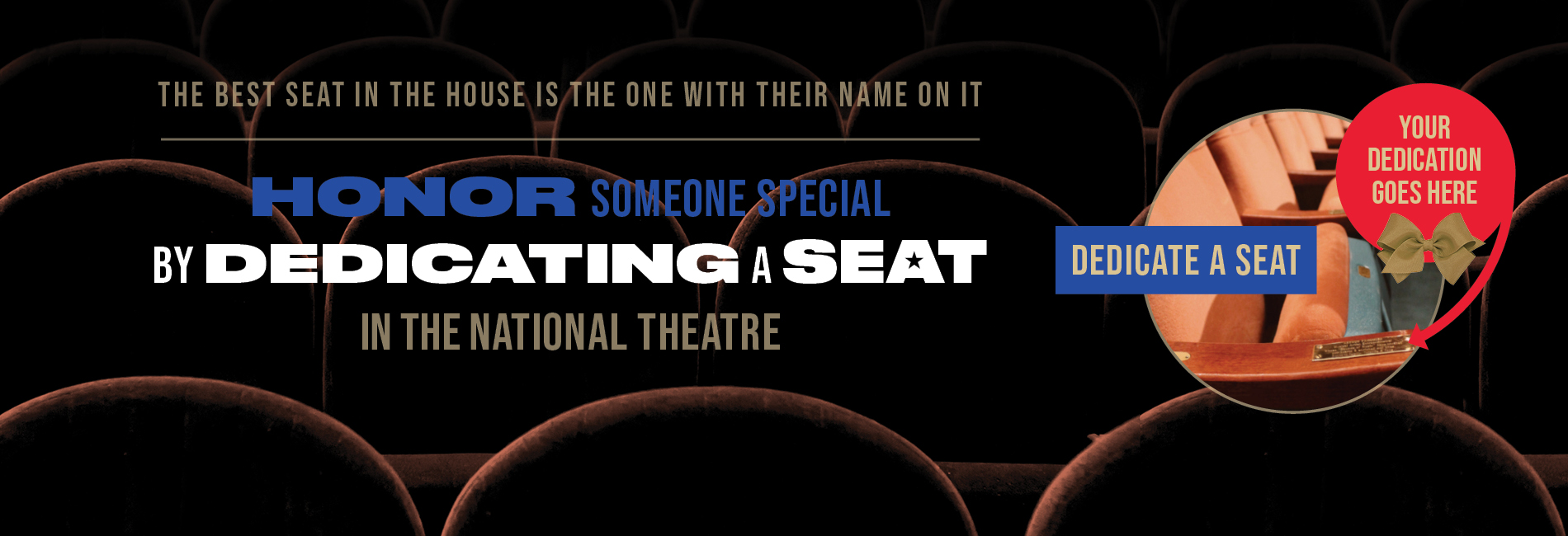 Slide 1: Dedicate a Seat at The National