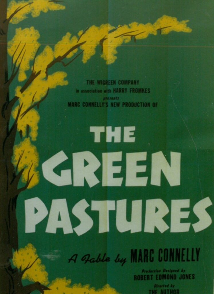 The Broadway poster for The Green Pastures in 1933